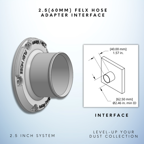 2.5" (60mm) Flex Hose