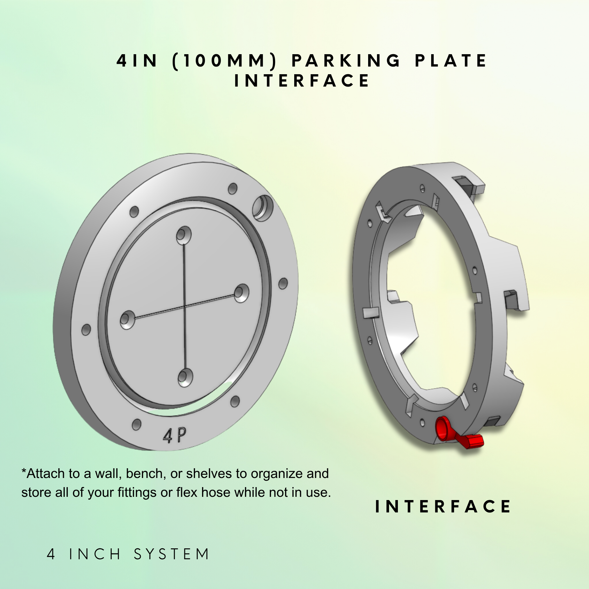 4" (100mm) Parking Plate